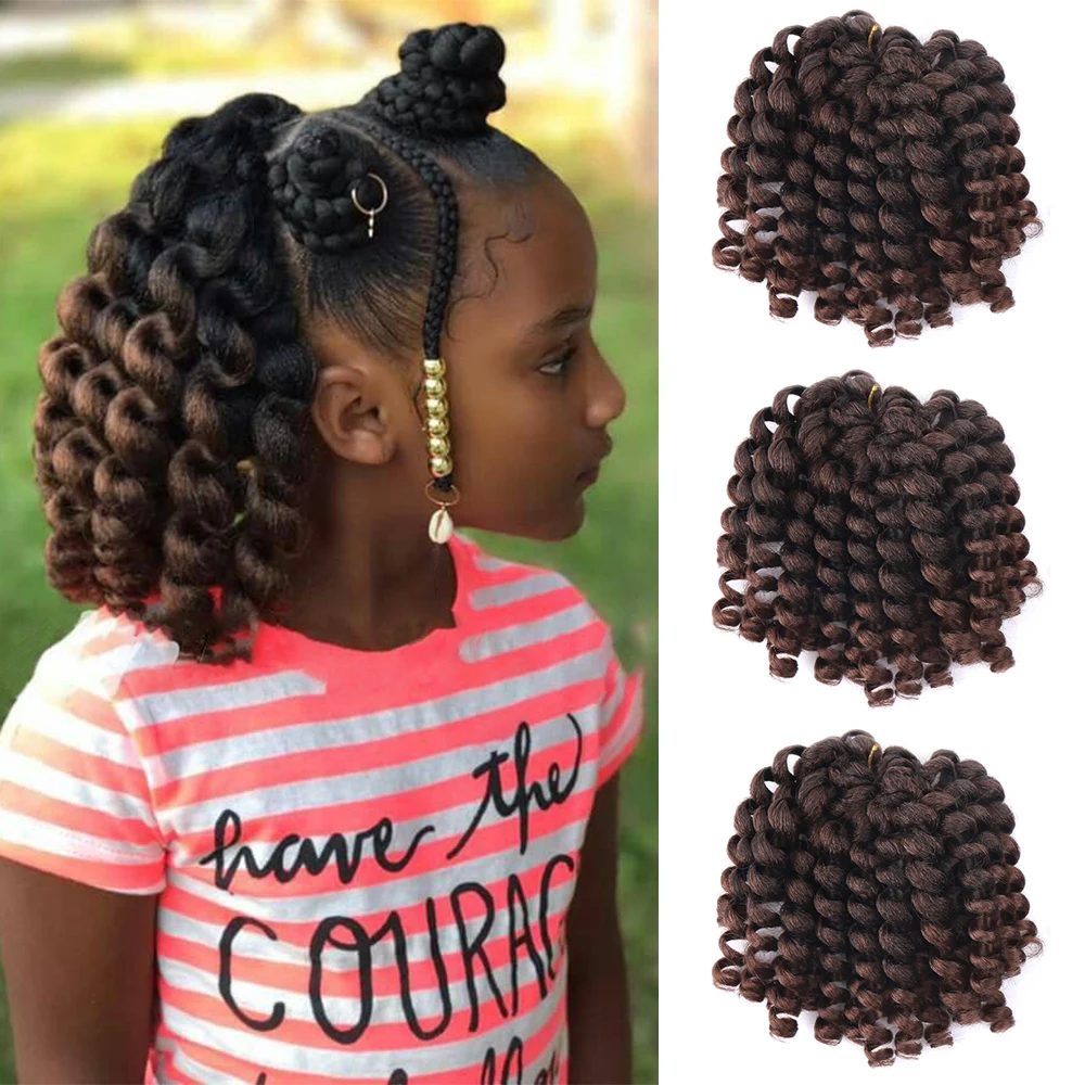 Amir Hair Jumpy Wand Curl Crochet Hair Extensions Intrecciare I Capelli Jumbo Wand Curls Short Fluffy Twist Faux Locs Per Le Donne