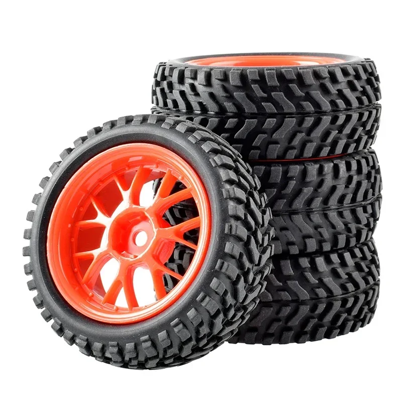 1/10 Su Ruote Da Strada Cerchi Da Drift 75Mm Pneumatici Rc Per Auto Rc On-Road Drift Rock Trxs Hsp Tamiya Hpi Kyosho Redcat Sakura Model Car