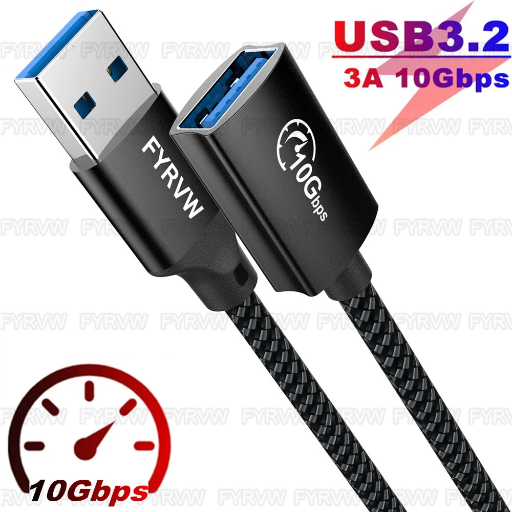 Usb3.2 Extender Cable Usb C 10Gbps Otg Cable Flash Drive Extension Cable Per Pc Keyboard Webcam Gamepad Data Usb Otg Hub Cord