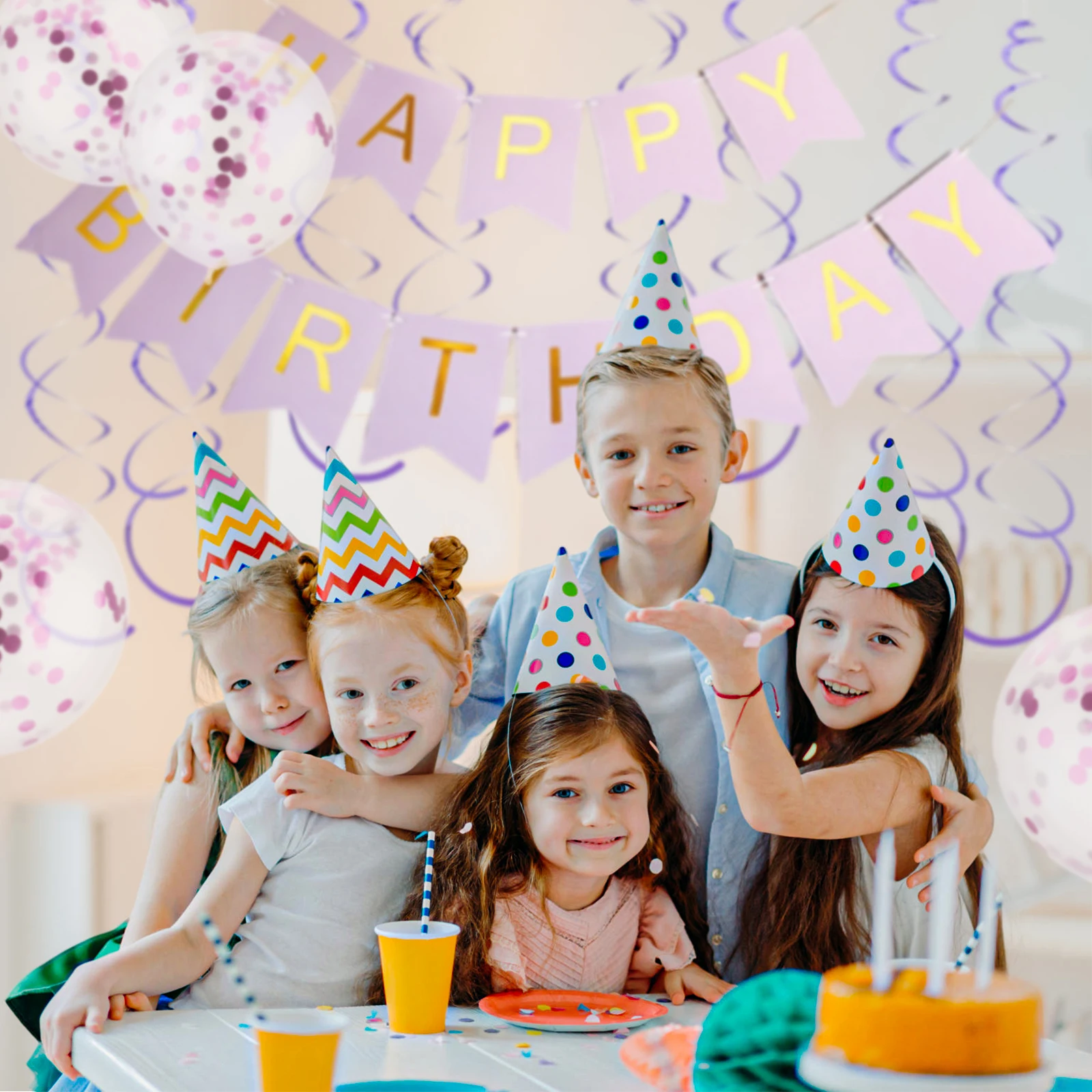 24 Pezzi Set Per La Festa Di Compleanno Stelle Filanti Decorazioni Per Feste Decorazioni Di Buon Compleanno Decorazioni Per Stelle Filanti Decorazioni