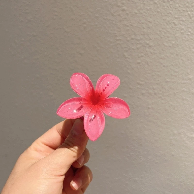 Fermaglio Per Capelli Fiore Plumeria Carino Fermaglio Per Capelli Plumeria Estivo Per Ornamento Bangs T8Nb