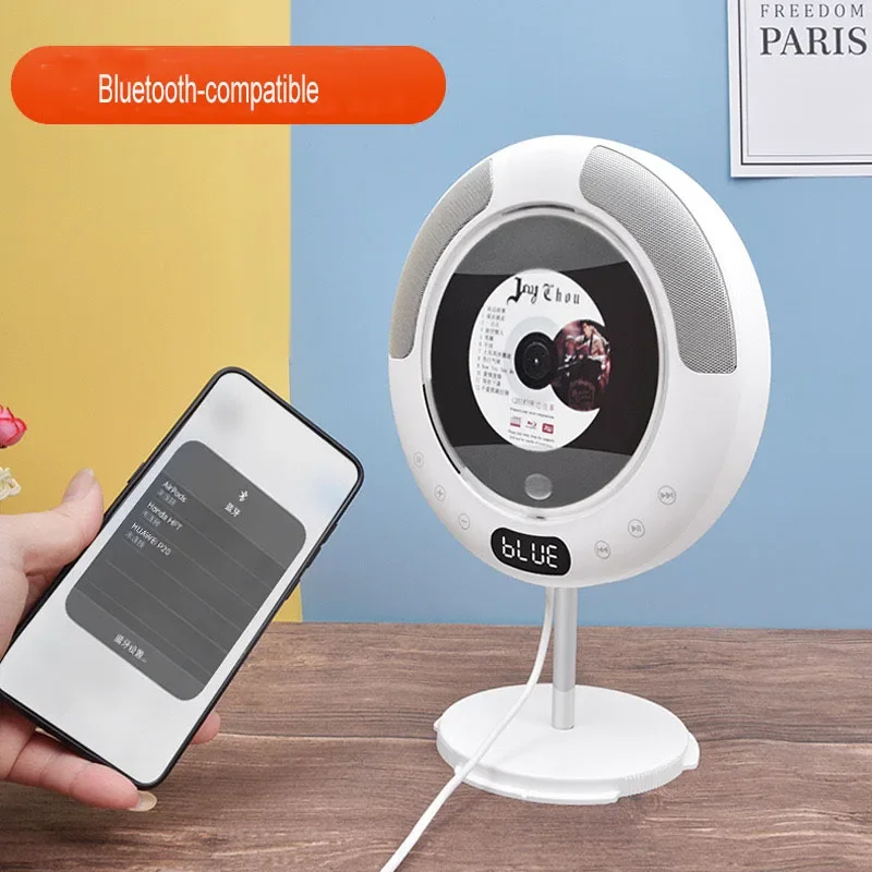 Kc-607 Lettore Cd Surround Sound Radio Fm Bluetooth Usb Mp3 Disk Lettore Musicale Portatile Lettore Dvd Portatile Discman Lecteur Cd