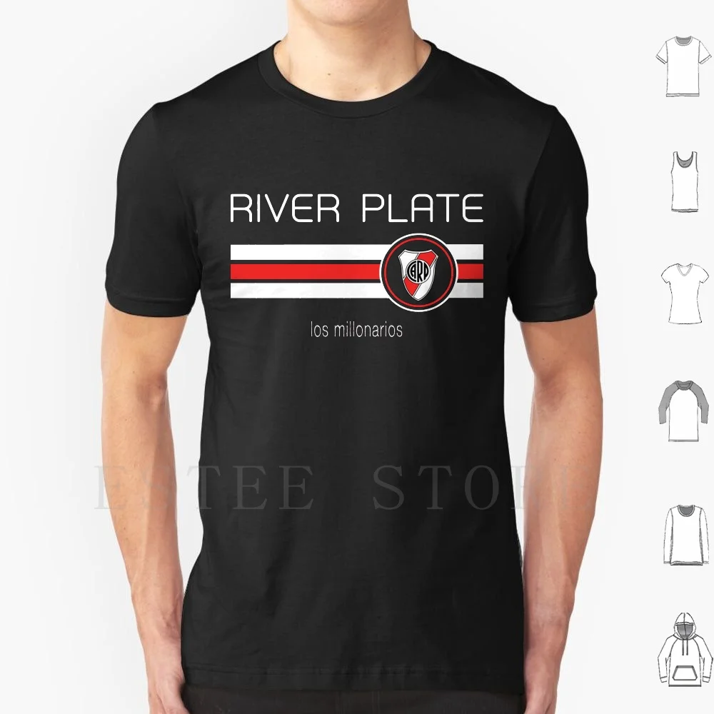 Superliga-River Plate ( Away Black ) T Shirt Uomo Cotton 6Xl Football Superliga River Plate Los Millonarios Argentina Soccer