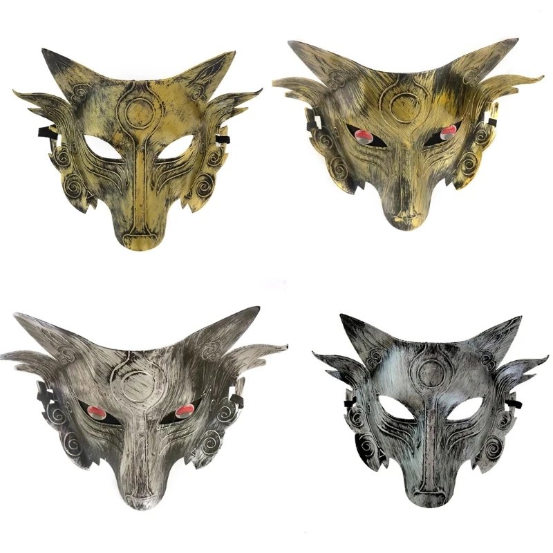 Maschera Testa Animale Maschera Mascherata Faccia Maschera Maschera Da Mannaro