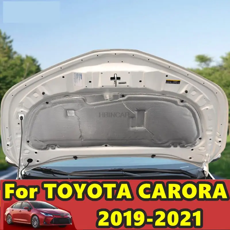 Per Toyota Carora 2019-2021 Coperchio Motore Modificato Isolamento Cotone Isolamento Antincendio Cotone Isolamento Acustico Cotone