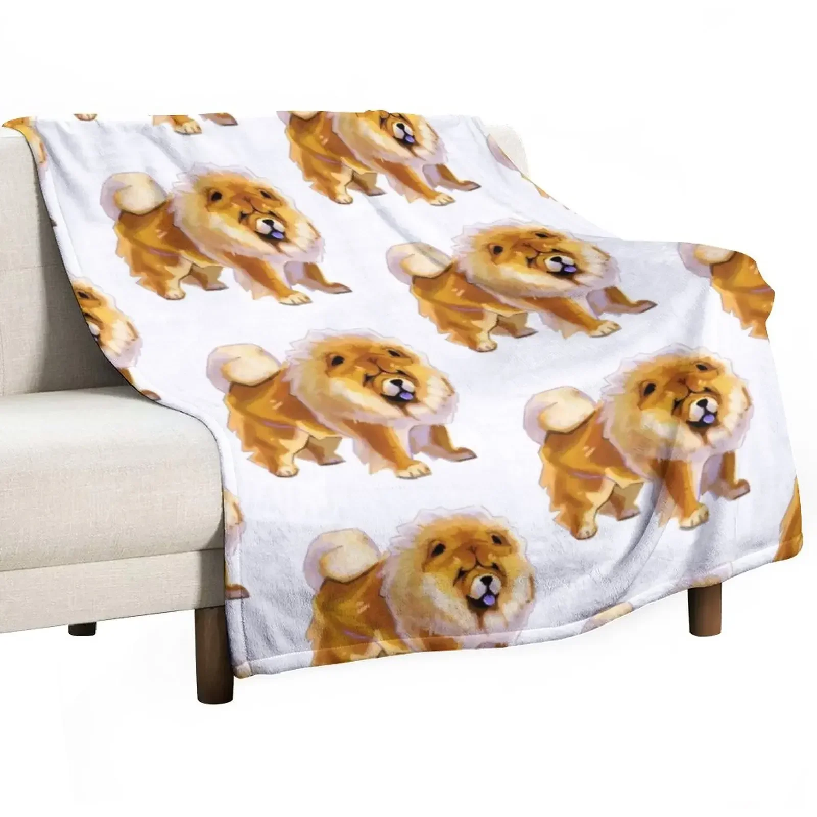 Chow Chow Coperta Da Tiro Retros Divani Decorativi Coperte