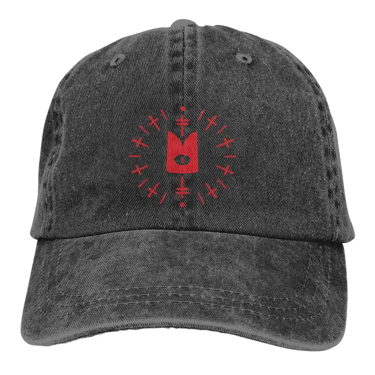 Eye Crown Berretti Da Baseball Berretto Con Visiera Cult Of The Lamb Goat Game Cappelli Parasole Per Uomo Donna