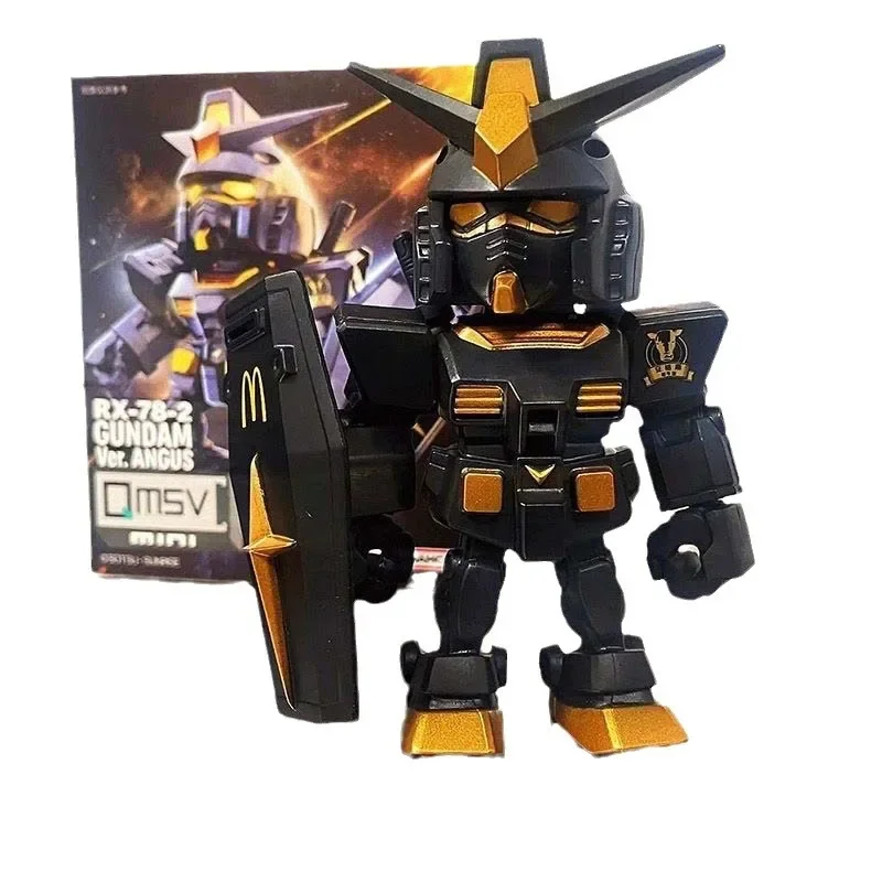 Nuovo Bandai Mcdonald Gundam Gunpla Qmsv Mini Rx-78- Ver Tipo Angus Action Figure Modelli Di Kit Di Robot Da Collezione Di Alta Qualità