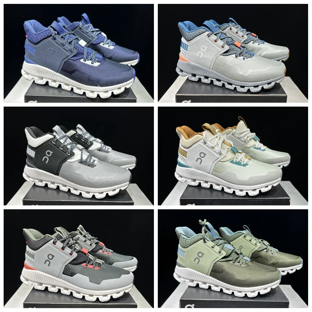 Scarpe Da Corsa Originali Cloud Hi Edge Antiscivolo Comode Coppie In Rete Fitness Uomo Escursionismo All'Aperto Su Scarpe Da Ginnastica Casual Da Donn