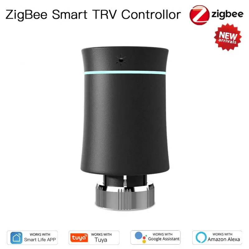 Smart Termostato Radiatore Tuya Zibee3.0 Valvola Smart Programmabile Trv Regolatore Di Temperatura Controllo Vocale Per Alexa Google Home
