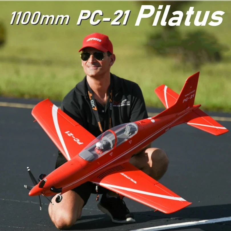 Fms 1100Mm 1.1M Pc-21 Pc21 Pilatus Rc Airplane Trainer Pnp Con Retrattili 4S 6Ch Epo Model Hobby Aereo Avion