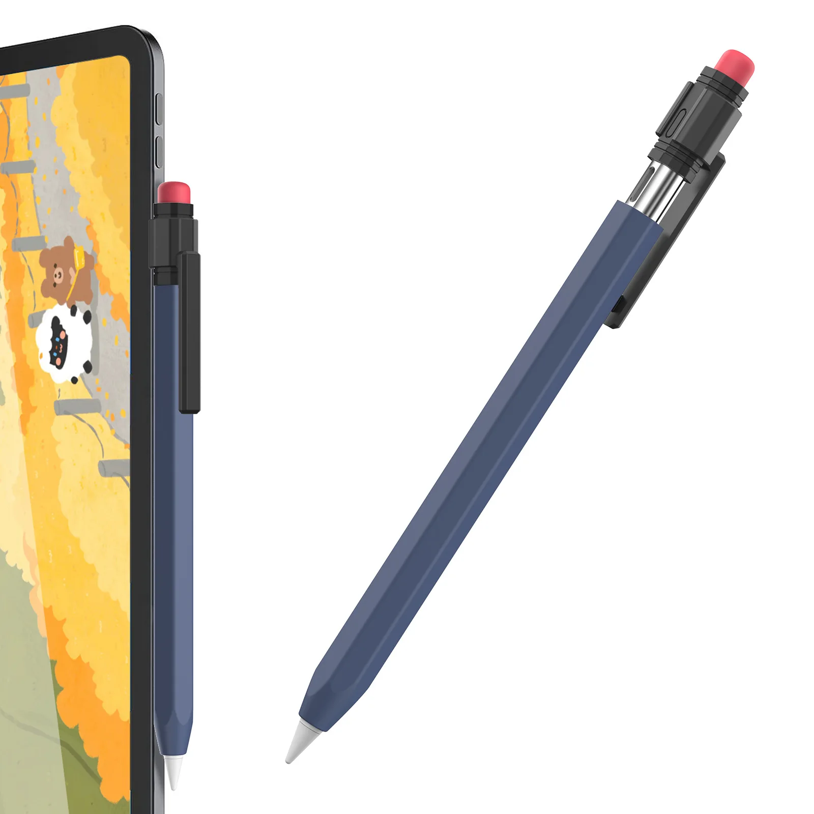 Cover In Silicone Per Apple Pencil Usb C Per Ipad Air Ipad Pro12.9 Custodia Per Matite Usb C Type-C Matita Protettiva