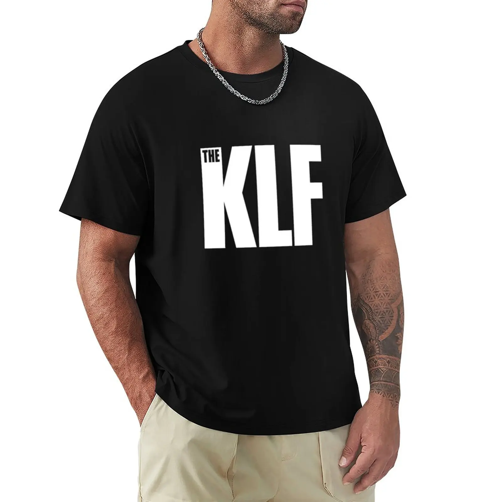 The Klf The Klf Iconic Anni '90 T-Shirt Vestiti Estetici Spazi Vuoti Magliette Grandi E Alte Da Uomo Oversize