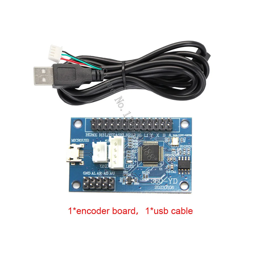 Controller Di Gioco Arcade Scheda Usb Zero Delay Per Pc/Xbox 360/Android Usb Encoder Sanwa Stype Joystick Controller Con Cavi