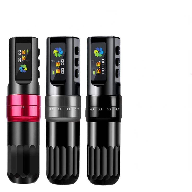 Allosaurus F3 Wireless Tattoo Pen Tattoo Machine Set Batteria Al Litio Hollow Cup Motor Tattoo Equipment