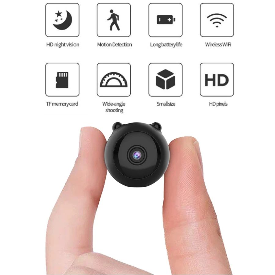 Mini Telecamera Hd Sensor Night Vision Camcorder Wireless Wifi Home Office Baby Monitor Car Dvr Dash Cam Sorveglianza Di Sicurezza Per Animali Domesti
