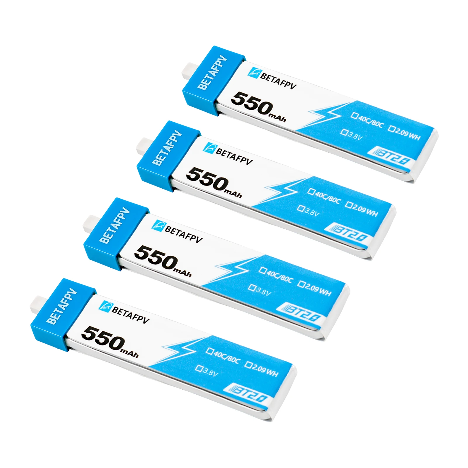 Betafpv Bt2.0 550Mah 1S 40C Batteria Hv 4 Pz/8 Pz Per Batteria Cetus Pro/Cetus X Rc Drone