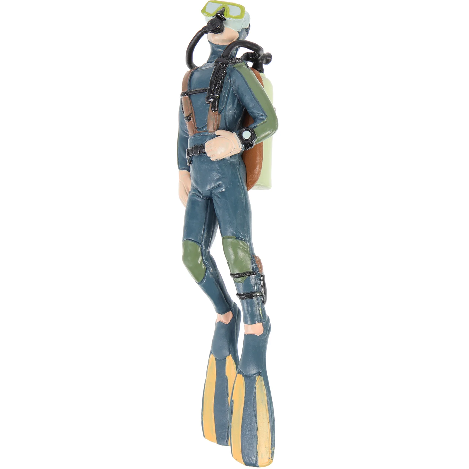 Ornamenti Modello Subacqueo Modelli Action Aerating Fish Tank Decorations Abs Frogman Statue