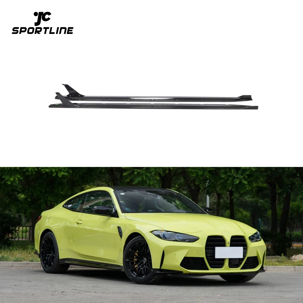 Preimpregnato Carbon G82 M4 Minigonne Laterali Per Auto Winglet Per Bmw G82 G83 M4 Competition 2021 2022