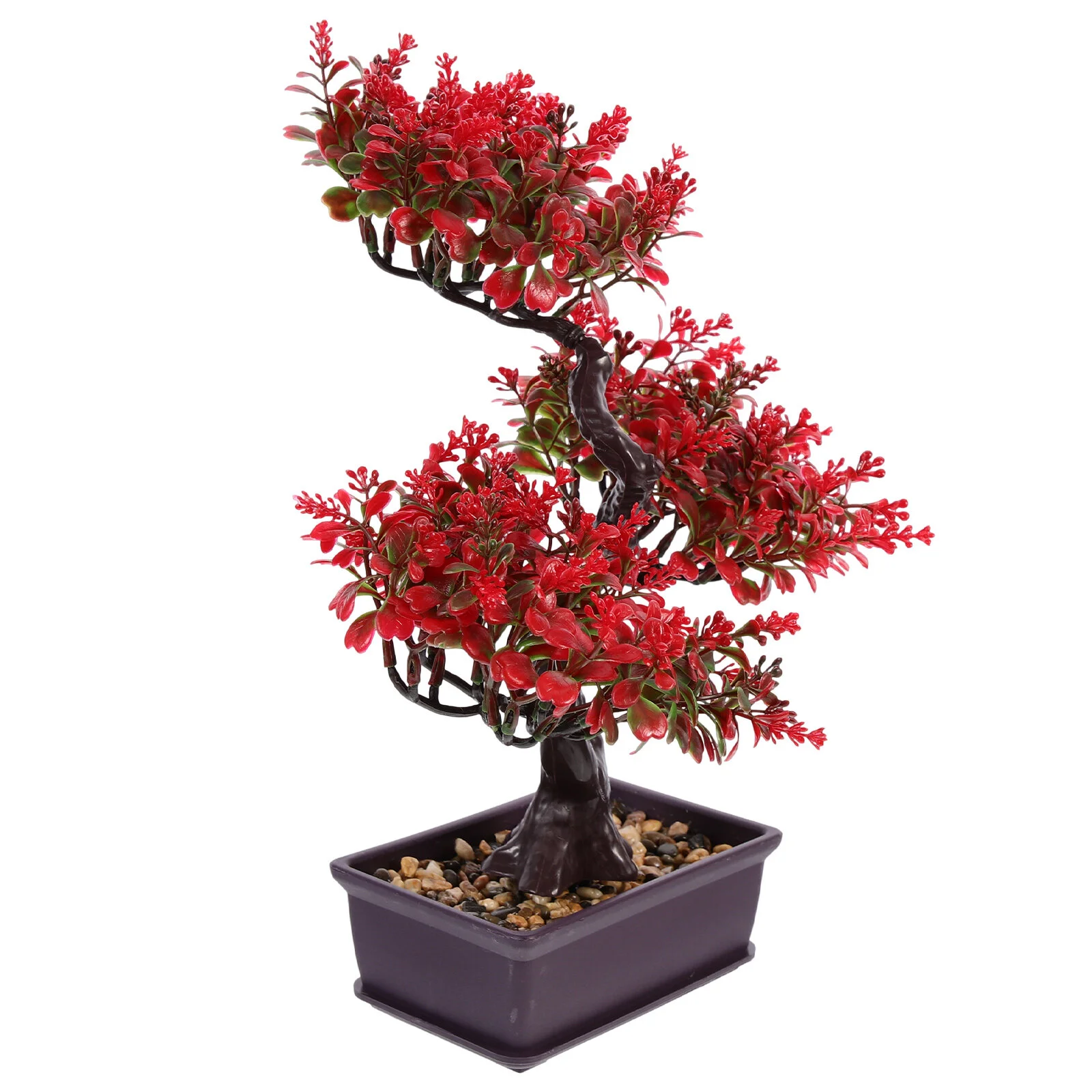 Zen Garden Outdoor Table Decor Piante Finte In Vaso False Green Bonsai Plastic Office