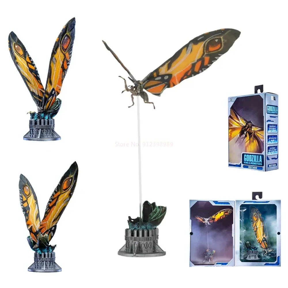 Neca 7 Pollici Movie Godzilla King Of The Monsters Mothra Figure Ornamenti Decorazione Per Bambini Giocattoli Regalo Di Festa Desktop