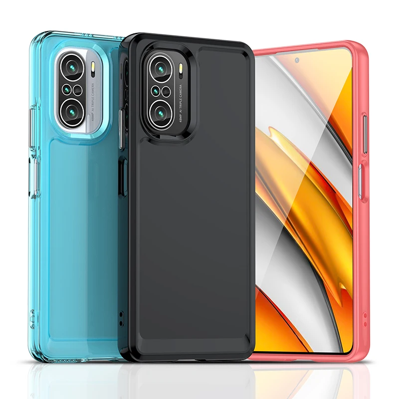 Custodia Per Telefono Paraurti In Silicone Antiurto Candy Per Redmi K40/K40 Pro/K40 Pro +/Poco F3/Xiaomi 11I/11X/11X Pro