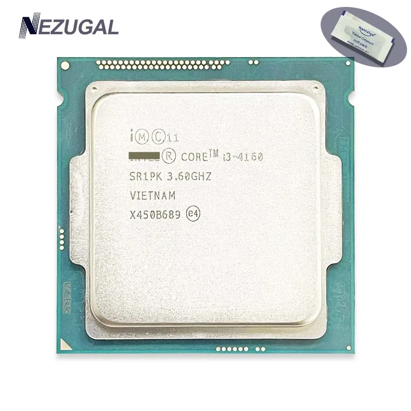 I3-4160 I3 4160 3.6 Ghz Processore Cpu Quad-Thread Dual-Core 3M 54W Lga 1150