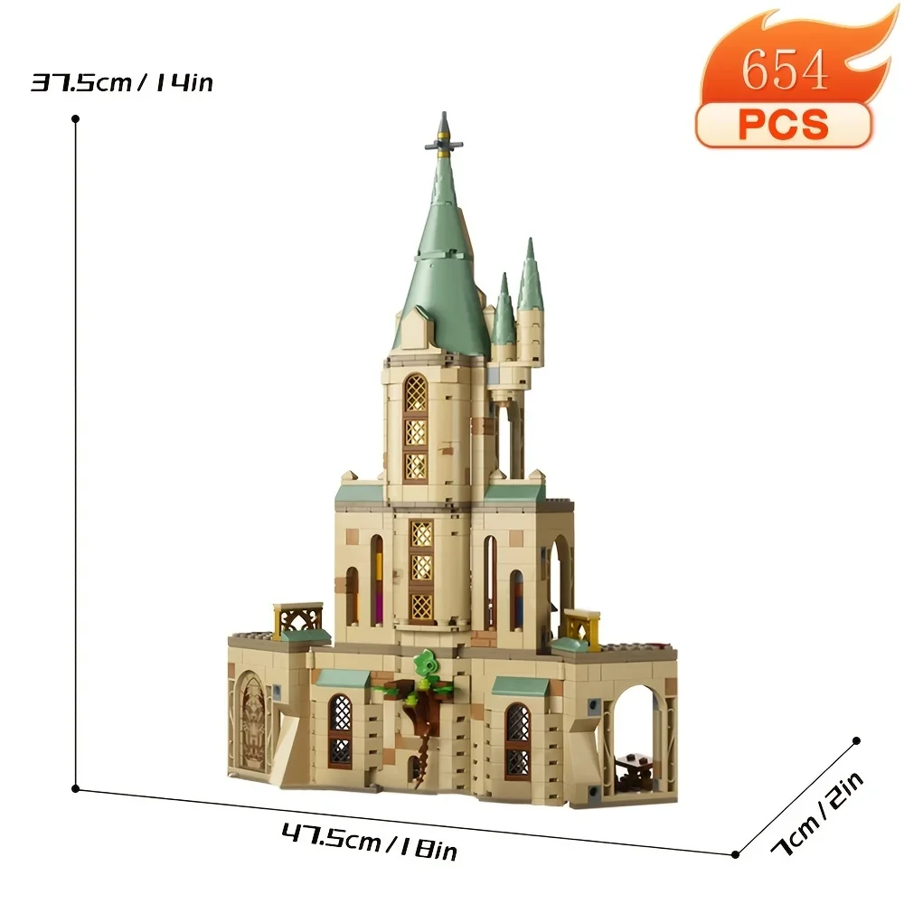 654Pcs 76402 Modello Splicing Building Block, Giocattolo Educativo Per Bambini, Regalo Giocattolo Di Compleanno Di Natale