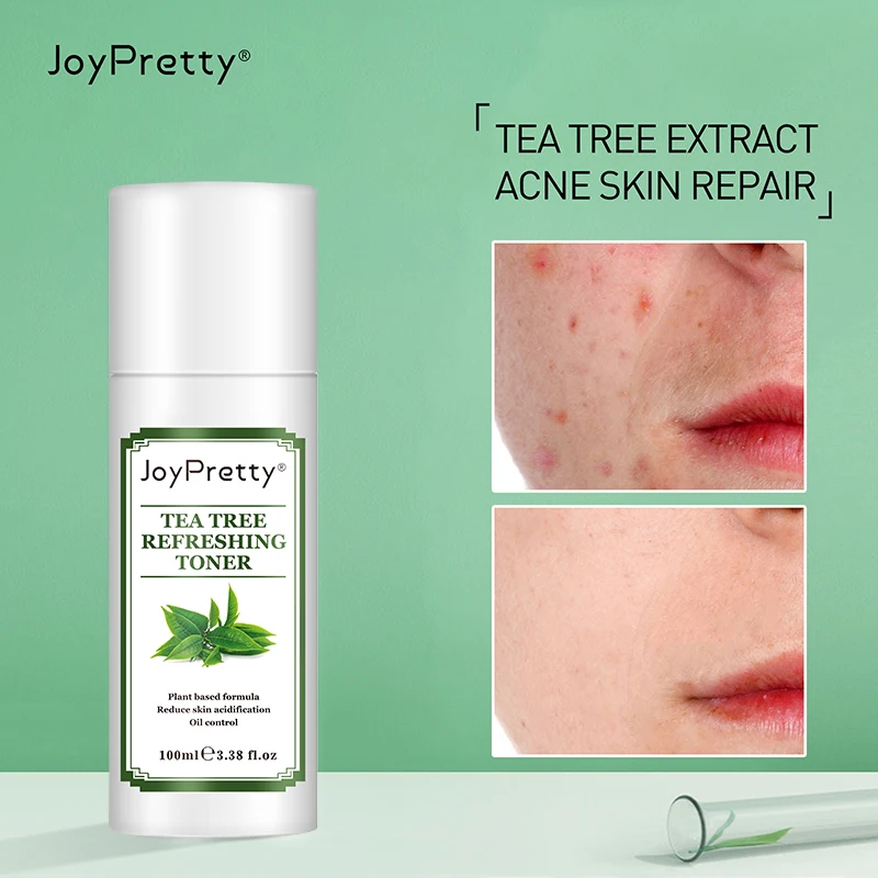 Joypretty Tea Tree Toner 100Ml Idratante Pelle Secca Viso Acqua Nutriente Cura Quotidiana Della Pelle Del Viso Donna Uomo
