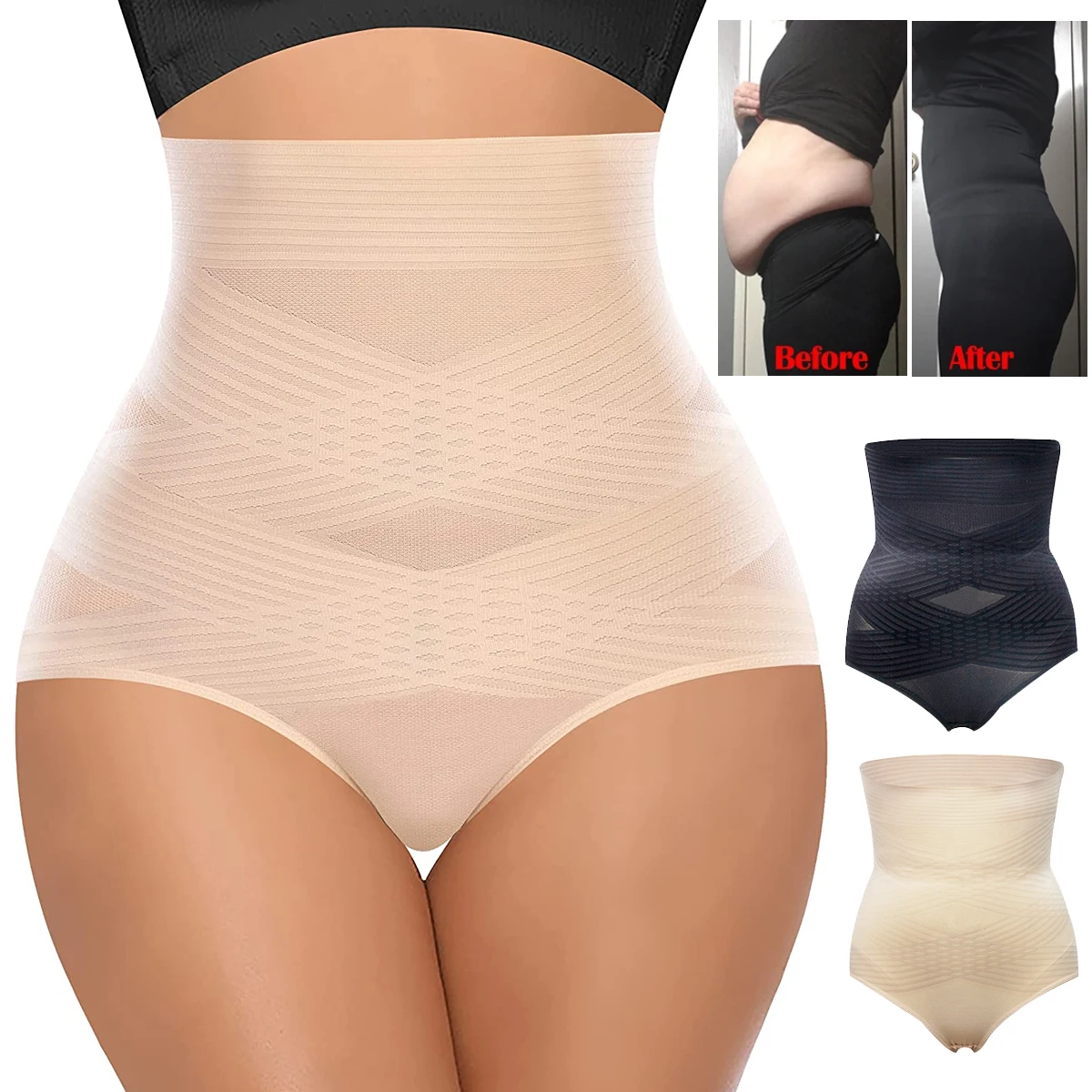 Mutandine Shapewear Dimagranti Per Il Controllo Della Pancia Per Le Donne Vita Alta Cincher Butt Lifter Shaping Underwear Body Shaper Girdle Panty