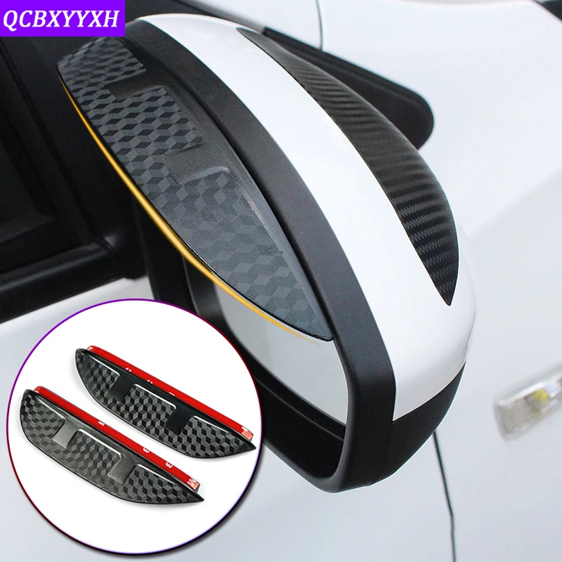 Car Styling Abs Per Toyota Highlander Kluger Corolla Sienna 2014-2022 Specchietto Retrovisore Sopracciglio Pioggia Gear Shield Copertura Antipioggia
