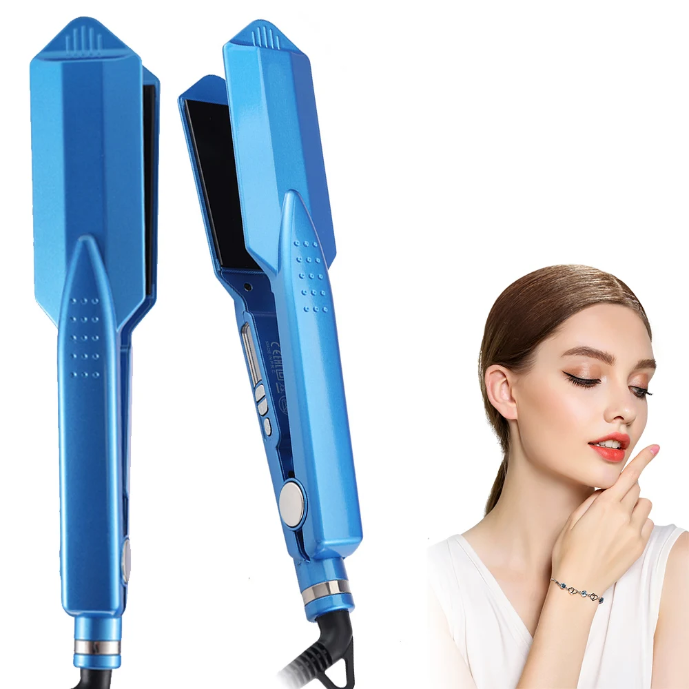Piastra Per Capelli Professionale In Ferro Piatto Piastra Larga Piastra Per Capelli In Ceramica Riscaldamento Rapido Piastra Per Capelli Strumenti Per