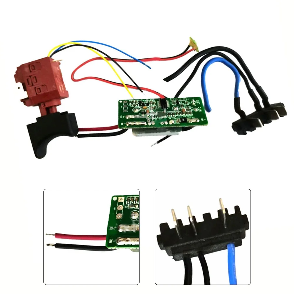 Ottieni Prestazioni Ottimali Con Questo Connettore Durevole Della Scheda Di Controllo Del Trapano Dell'Interruttore Per Worx Wu390 Wx390 Wx390 1