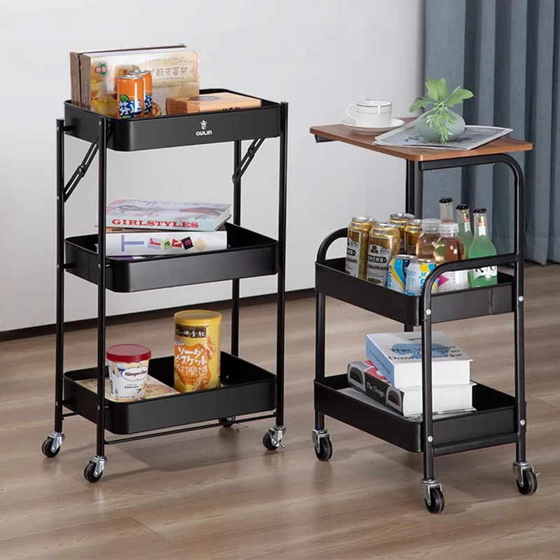 Scaffali Pieghevoli Rack Cucina Isole Carrello Portaoggetti Mobile Cucina Isole Ruote Rack Muebles De Cocinas Mobili Da Giardino