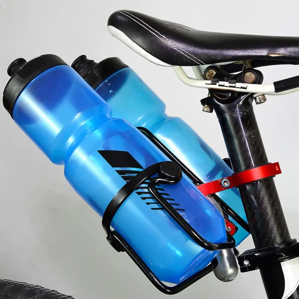 Adattatore Per Supporto Per Gabbia Mtb Bike Bicycle Cycling Water Bottle Dual Rack Stand Clamp