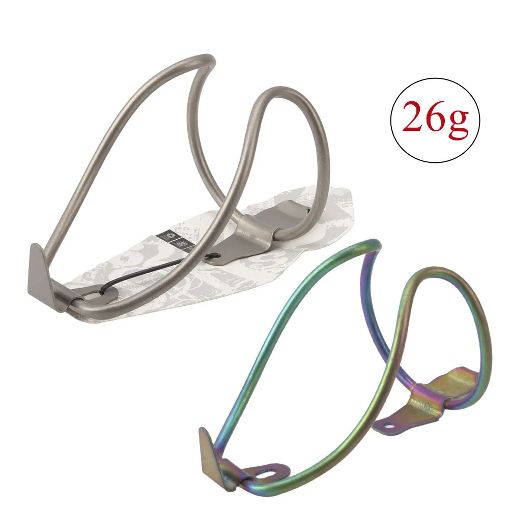 Titanium Alloy Bike Water Bottle Cage Ultralight Mtb/Road Bicycle Bike Bottle Holder Outdoor Sport Gym Bicycle Accessories Tools