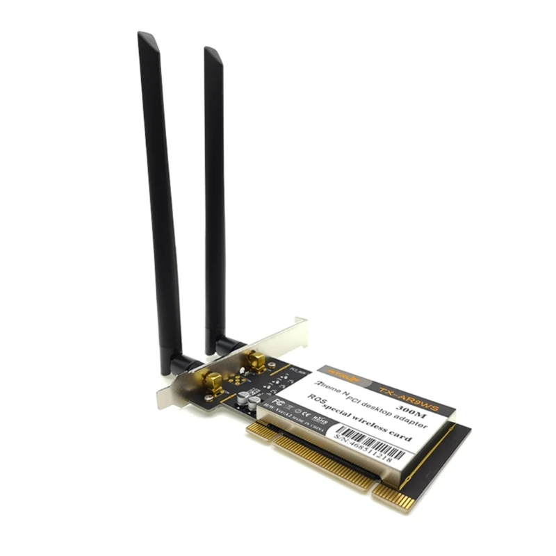 Scheda Wifi Desktop Ar9220 2.4G+5Ghz 300Mbps Adattatore Wifi Integrato Scheda Rete Wireless Con Slot Pci