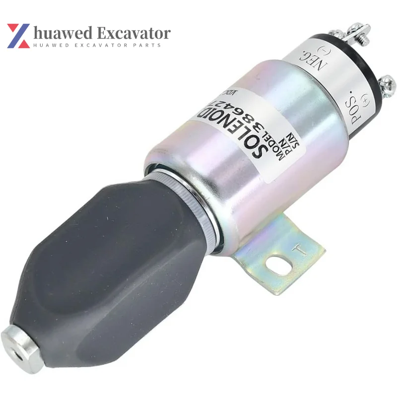 Down Solenoide 1751Es-24E7U1B1S5 3864274 Solenoide Di Arresto 24V Per Escavatore Caterpillar E70B E320 E200B Motore Cummins