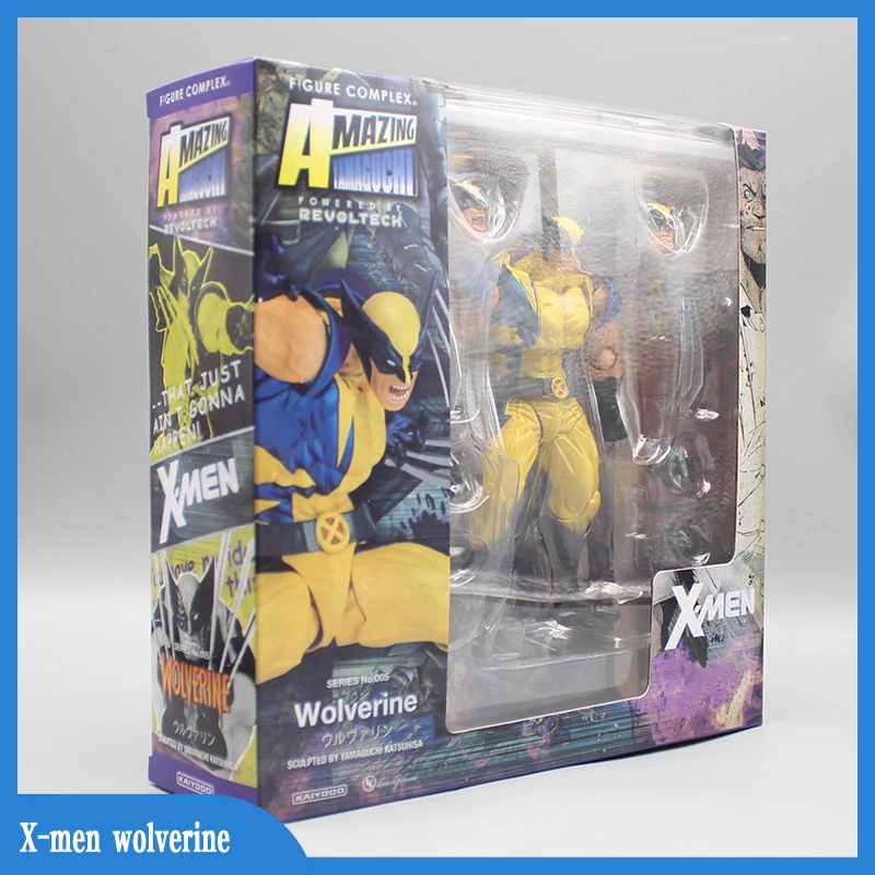 Marvel Figures X-Men Wolverine Anime Action Figure Statue Model Doll Kid Toy Gift