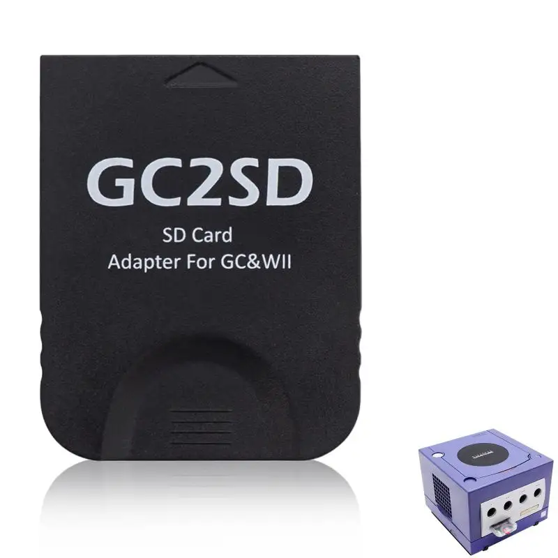 Lettore Di Schede Di Memoria Gamecube Per Wii Adattatore Per Scheda Gc2Sd Da 512Mb Per Accessori Per Giochi Console Gamecube E Wii