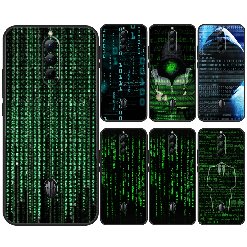 Matrix Hacker Case Per Zte Nubia Red Magic 9 8 Pro Plus Red Magic 8S Pro 6 7 6S 7S Pro 5G 5S 6R Cover
