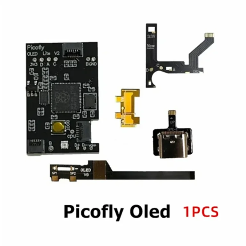 Hwfly Picofly Oled Rp2040 Raspberry Pi Pico Pic Oled Chip Support Oled Console