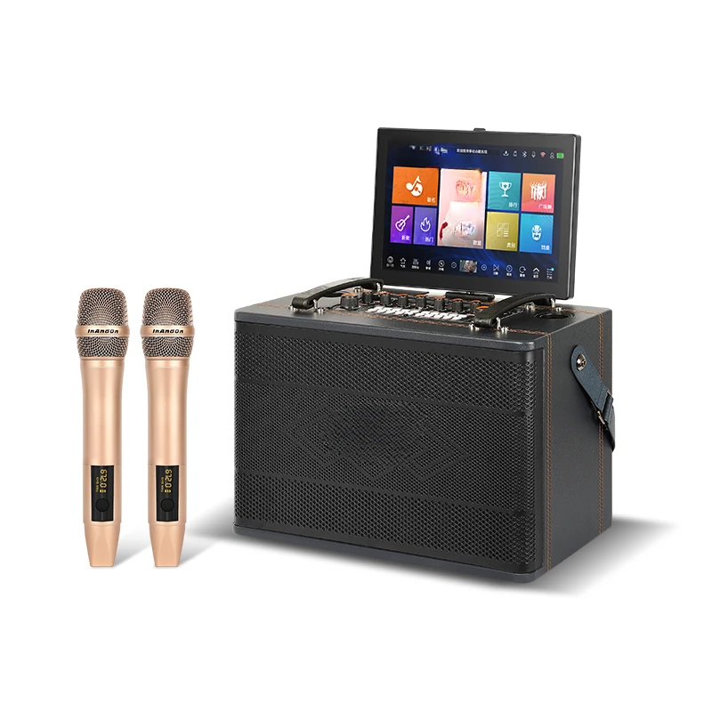 Home Ktv Audio Set, Jukebox, Riverbero Dsp, Macchina All-In-One Mobile Per Esterni