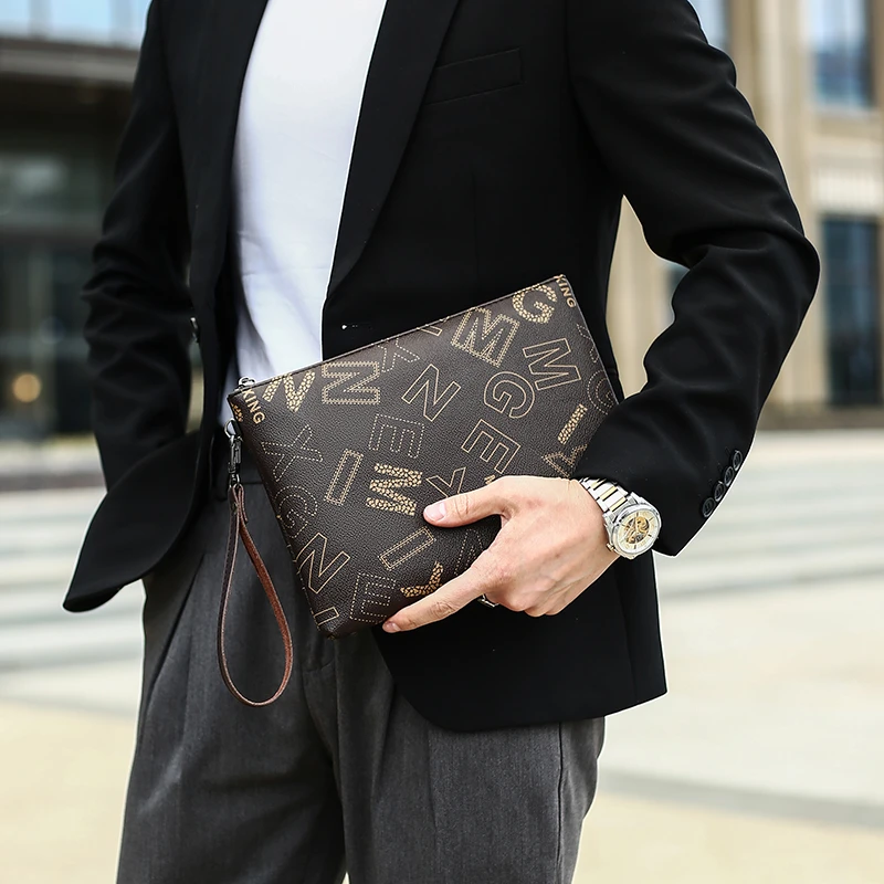 Fashion Letter Borse Da Lavoro Da Uomo Portafoglio Bolsos Hombre Bolsos De Mano Sacoche Homme Designer Luxury Bag Frizioni Sac A Main
