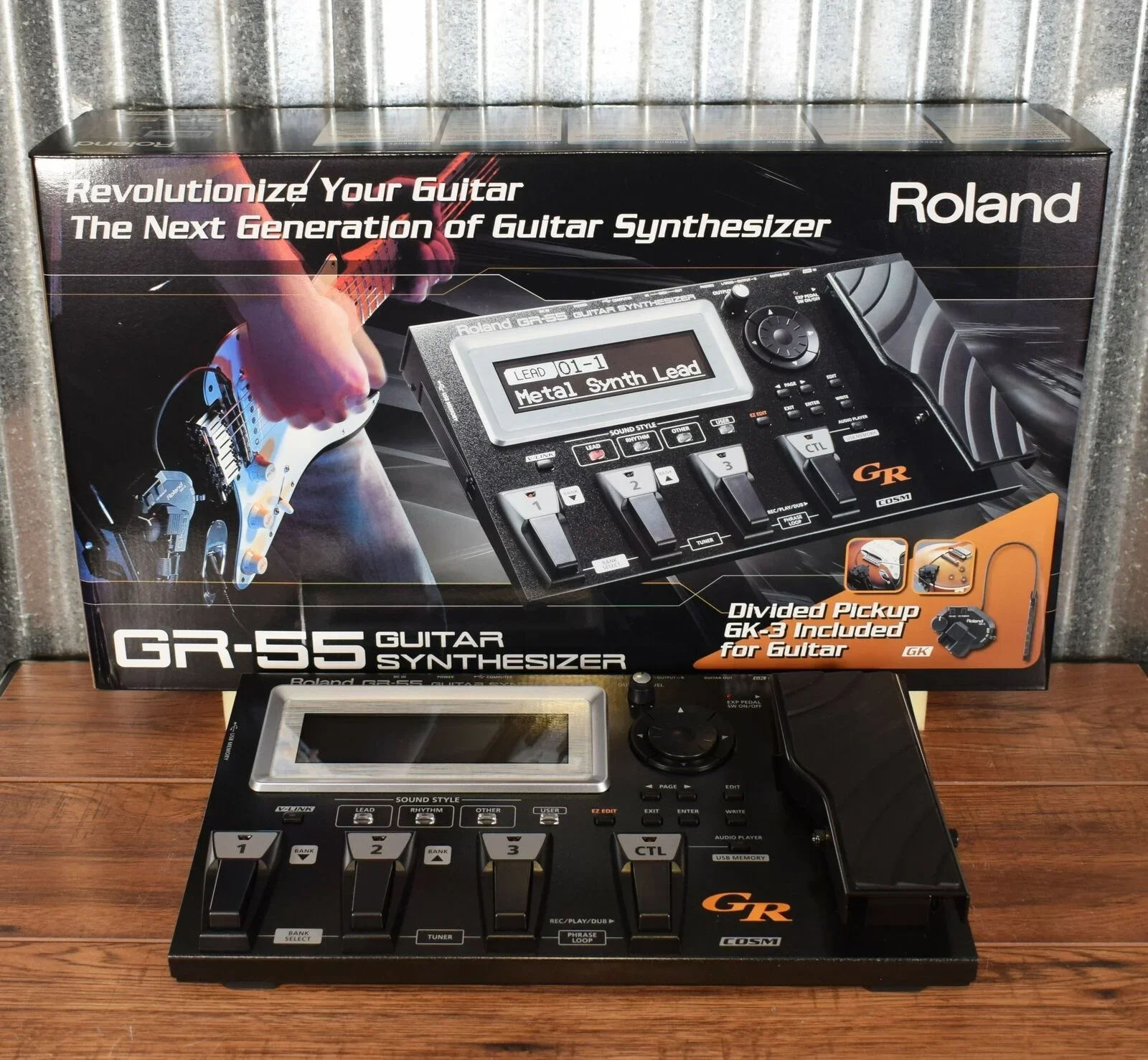 Sconto Sulle Vendite Estive Su Acquista Con Fiducia Nuove Attività Originali Roland Gr-55Gk Pedale Effetto Sintetizzatore Per Chitarra E Gk-3