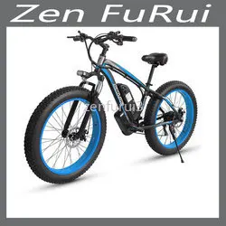 Bici Bici Elettrica 26 ''Fat Tire Telaio In Alluminio Bici Elettrica Da Spiaggia Cruiser Bicicletta Elettrica