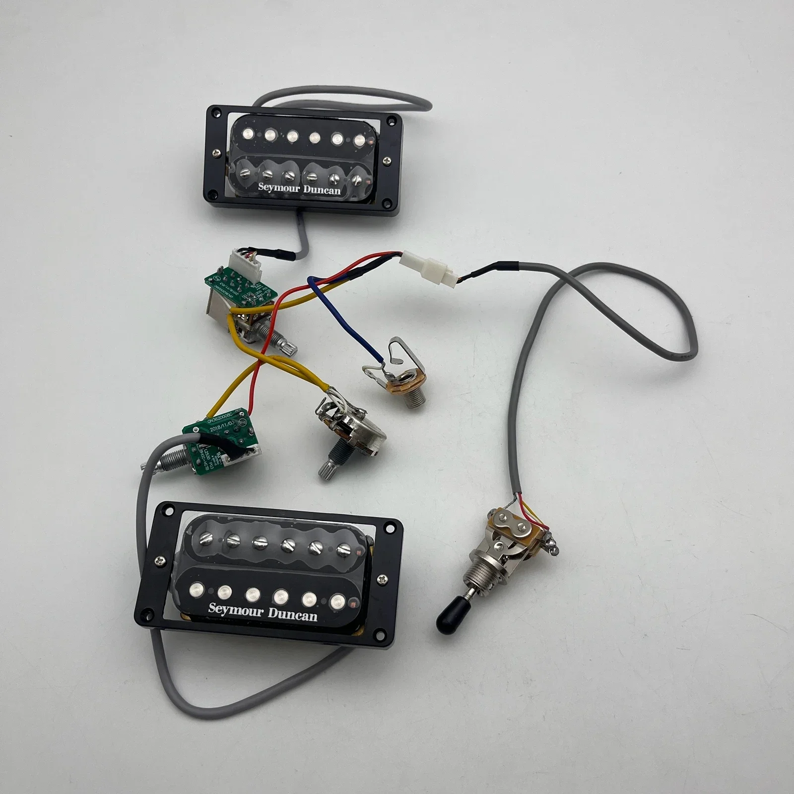 Upgrade Pickup Per Chitarra Elettrica Nera Sh4 Sh1N 4C Humbucker Pickup 2 V1T Push Pull Coil Split Cablaggio Accessori Per Chitarra
