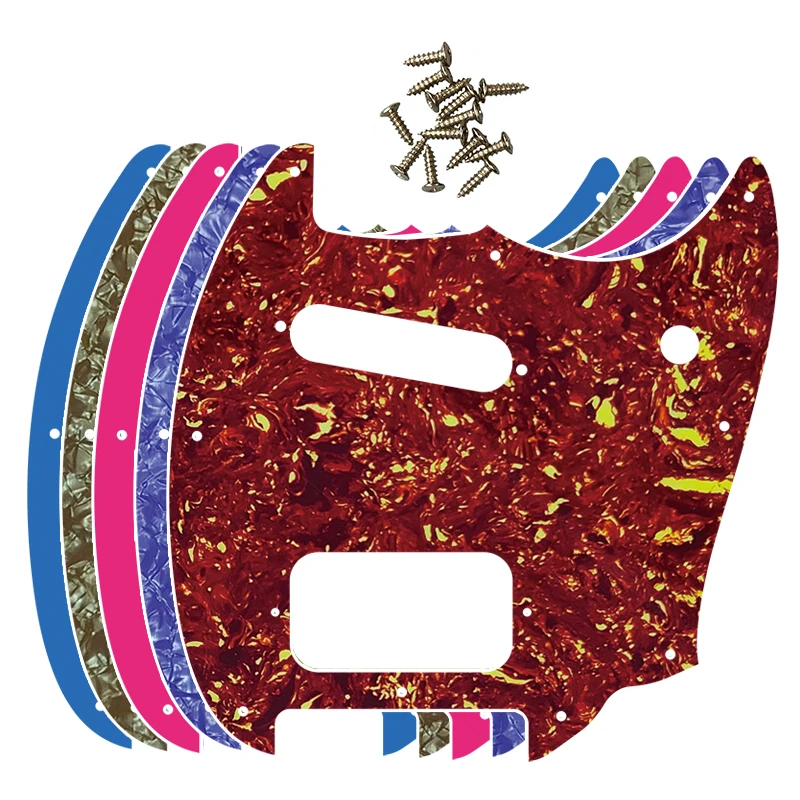 Parti Di Chitarra Personalizzate Feiman-Per Noi Squier Bullet Mustang Sh Humbucker Pickup Piastra Antigraffio Battipenna Chitarra Opzioni Multicolori