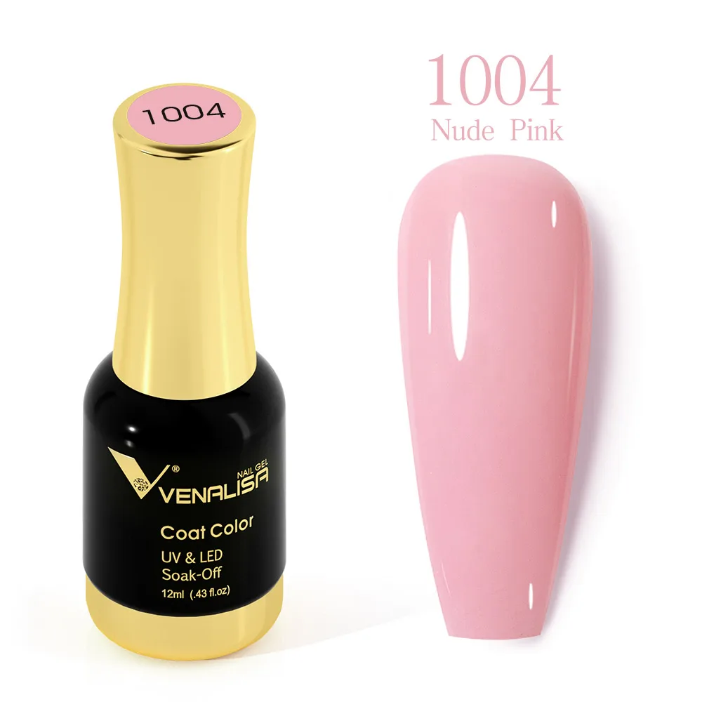 Venalisa #1004 Nude Pink French Nail Art Design Super Texture Vernice Pastello Semipermanente Soak Off Lacca Gel Pigmentata Uvled