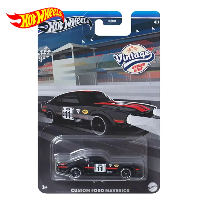 Original Mattel Hot Wheels Car Vintage Racing Club Custom Ford Maverick Toys For Boys 1/64 Diecast Lega Voiture Regalo Di Compleanno